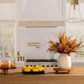 OOIT vase with pampas grass demonstrates versatile decor options