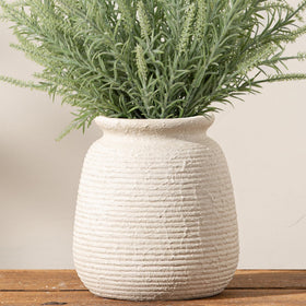 OOIT ceramic flower vase with wide mouth for fresh blooms and lush arrangements