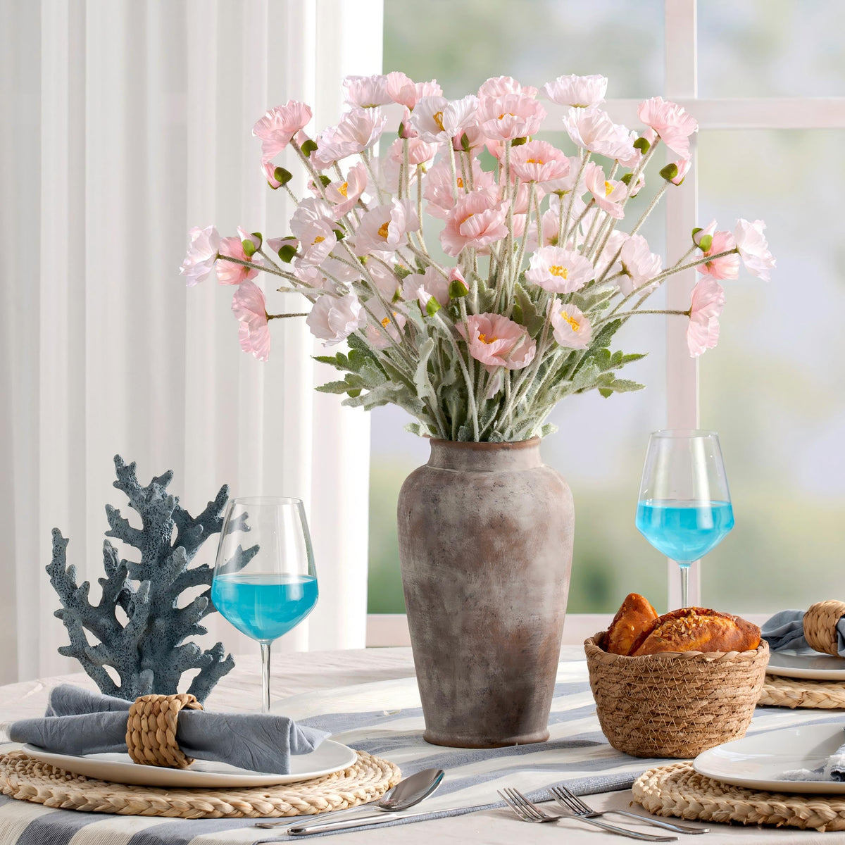 OOIT vase waterproof interior, suitable for fresh flowers.
