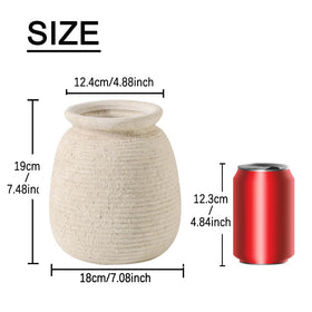 OOIT hand-painted surface vase adds unique artisanal charm to any room