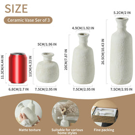 OOIT ceramic vase set on dining table centerpiece for clean style