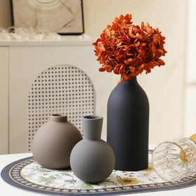 ooit mantel and tabletop vases set 3 perfect for shelves