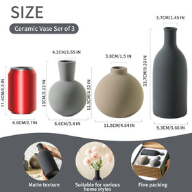OOIT terracotta glaze vases offer rustic charm for centerpieces and shelves.