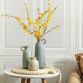 ooit mantel-fireplace-vase-collection — stylish accent for cozy living spaces