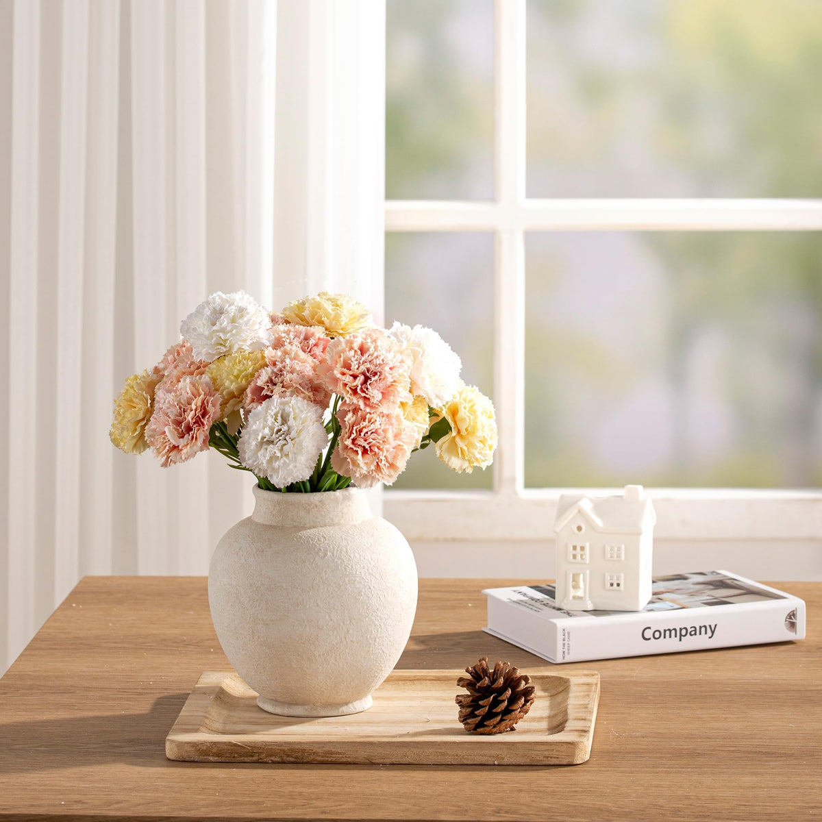 ooit vase bohemian farmhouse décor setup complements natural textures and greens