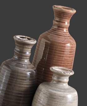 ooit medium vase tall tapered form, great for mantel accents.