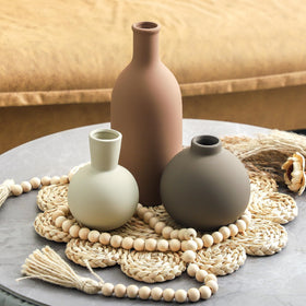 OOIT vase set of 3 dining table decor for everyday meals