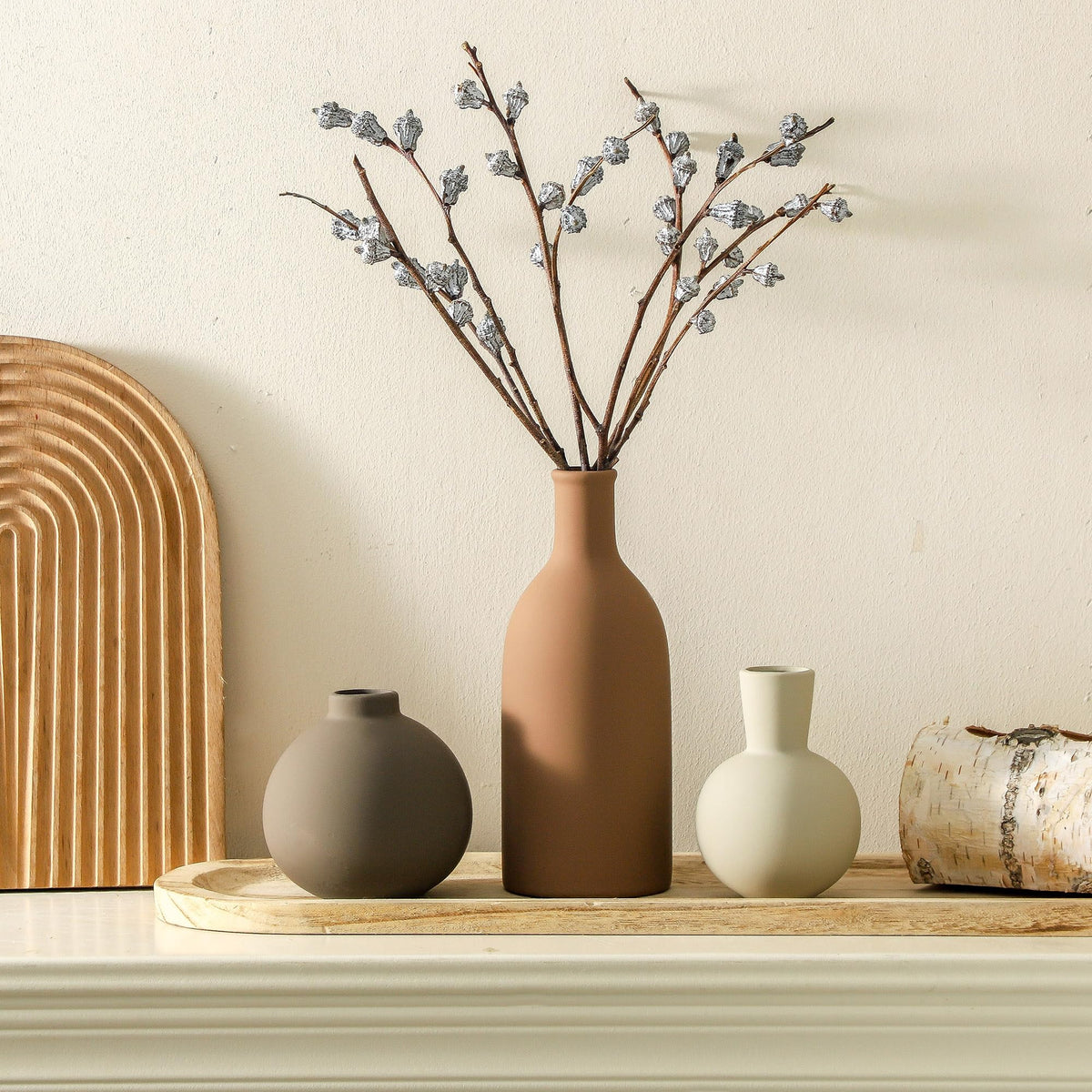 OOIT vase set of 3 entryway display for welcoming spaces