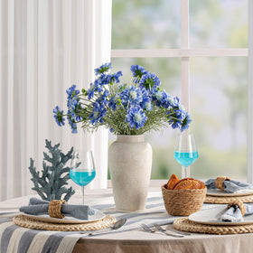 OOIT vase with waterproof coating supports fresh-cut flowers without leaks.