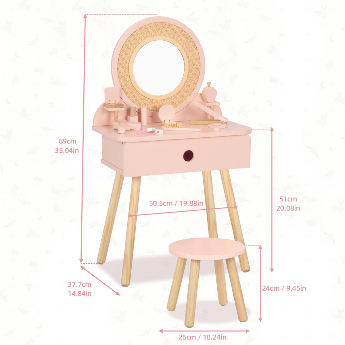 OOOK FSC-certified wood build ensures sturdy, kid-friendly furniture for playrooms