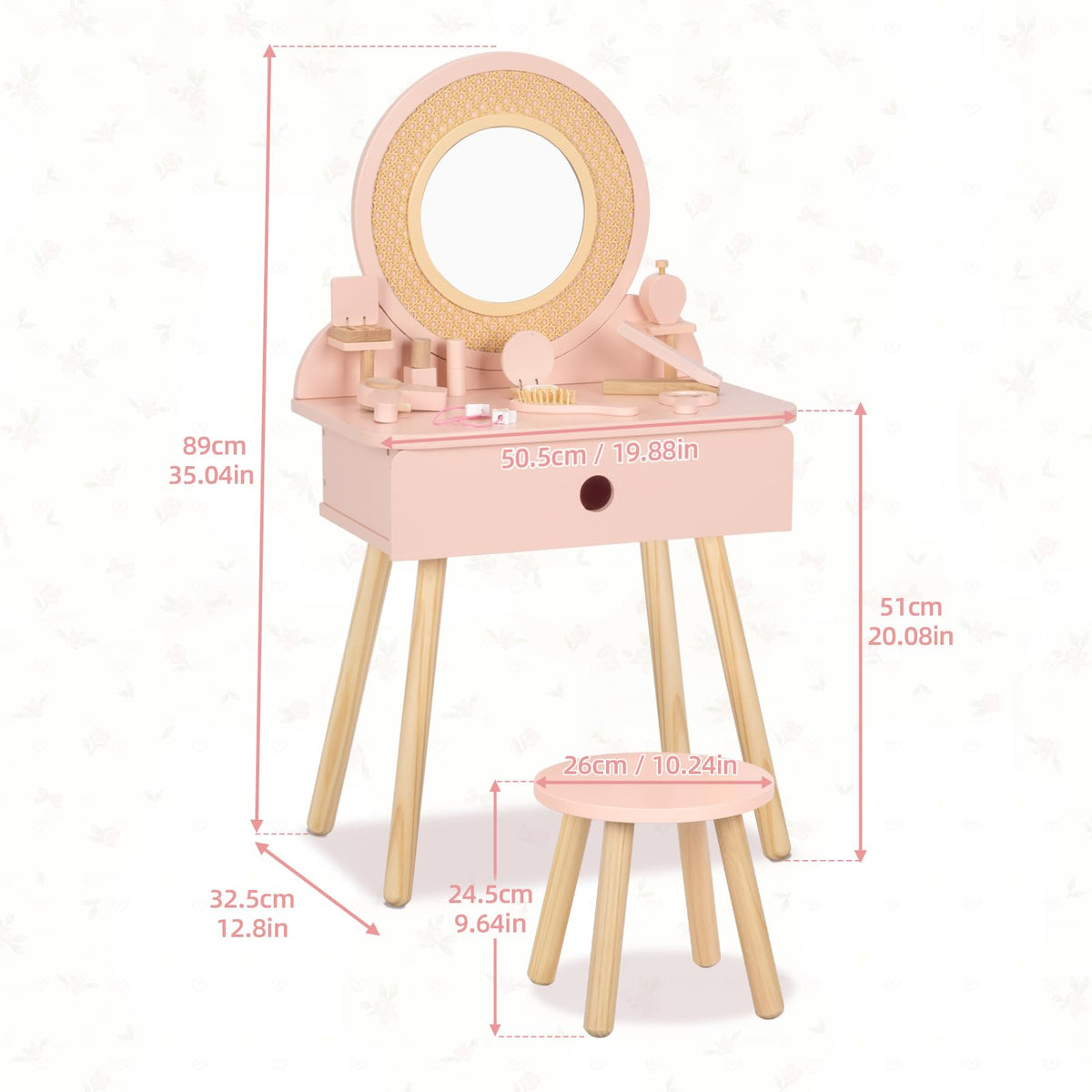 OOOK built-in drawer keeps tiny accessories tidy after creative sessions