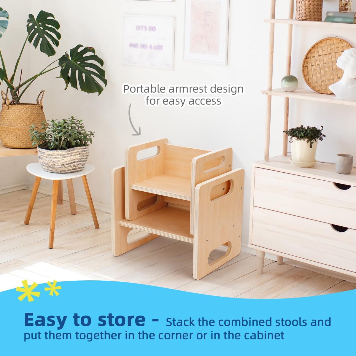 OOOK easy-to-clean surface ideal for art and mealtime cleanup