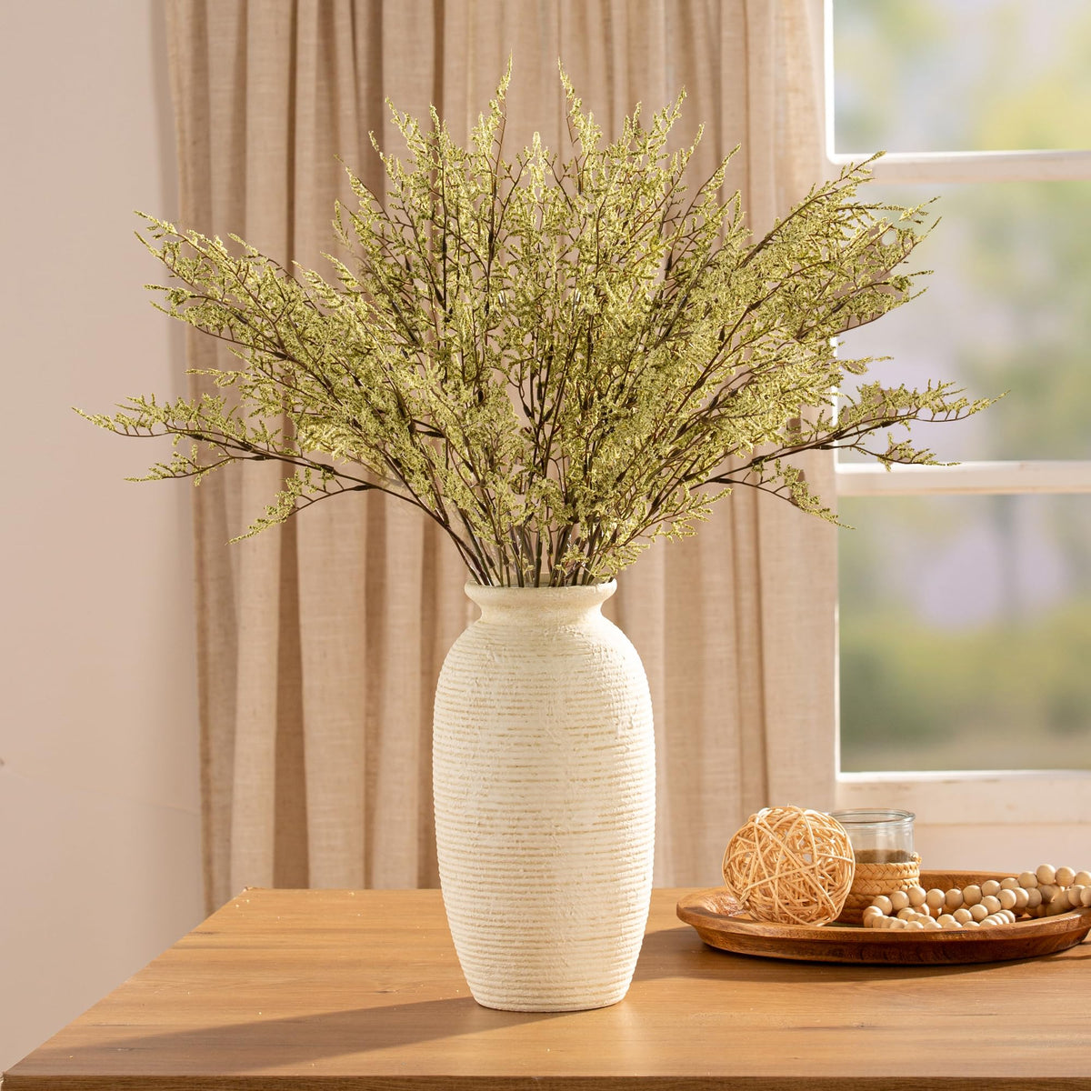 ooit waterproof-coated vase supports direct water use for arrangements.