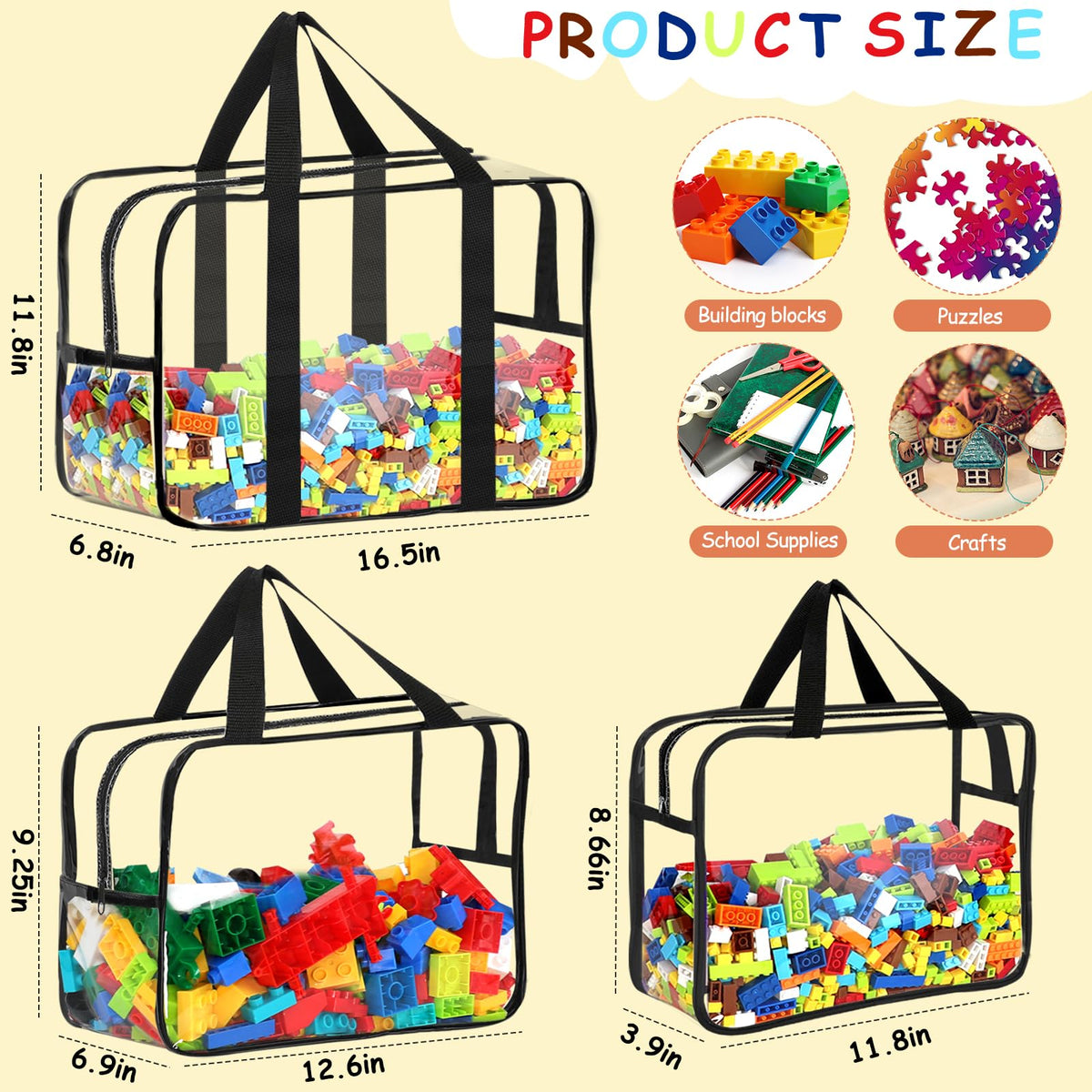 OPELETNNT clear PVC board game organizer keeps pieces visible and sorted