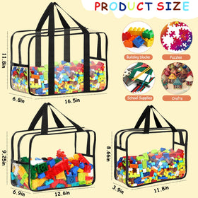 OPELETNNT clear PVC board game organizer keeps pieces visible and sorted