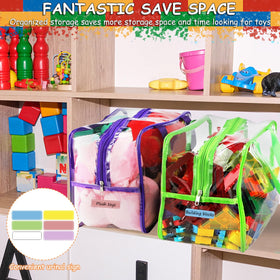 OPELETNNT transparent PVC bags are durable and easy to maintain daily use.