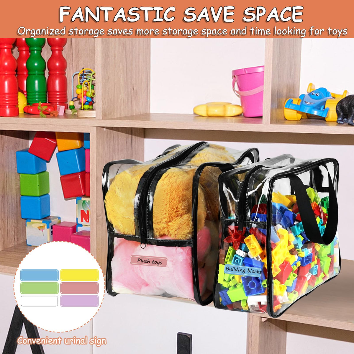 OPELETNNT travel-ready organizer for toys and small items on the go