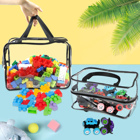 OPELETNNT widen x-large toy storage bag dual handles for easy carrying