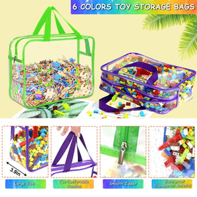 OPELETNNT durable zipper toy storage bags secure toys during travel.