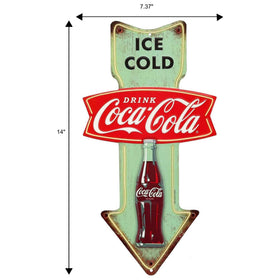 Open Road Brands arrow sign with mint color for vibrant wall accents.
