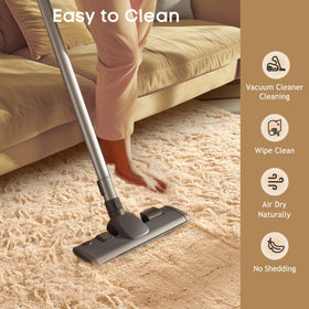 Ophanie beige rug in kids room for safe soft play area