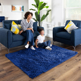 Ophanie blue rug playroom color and inviting surface for imagination.