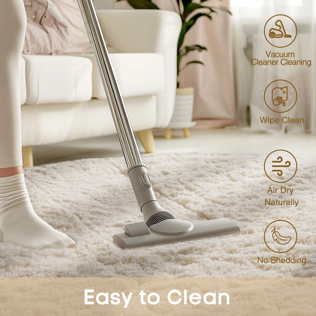Ophanie dorm room rug offers cozy budget-friendly decor.