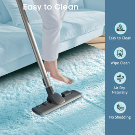 Ophanie light blue rug fits a dorm room on a budget