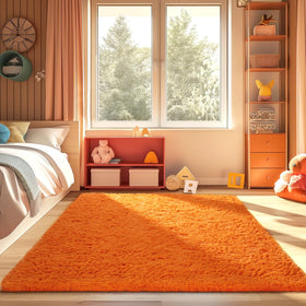 Ophanie nursery rug in safe polyester suits babies and toddlers.