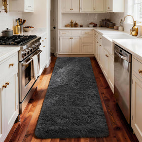 Ophanie polyester surface delivers velvety softness for barefoot use.