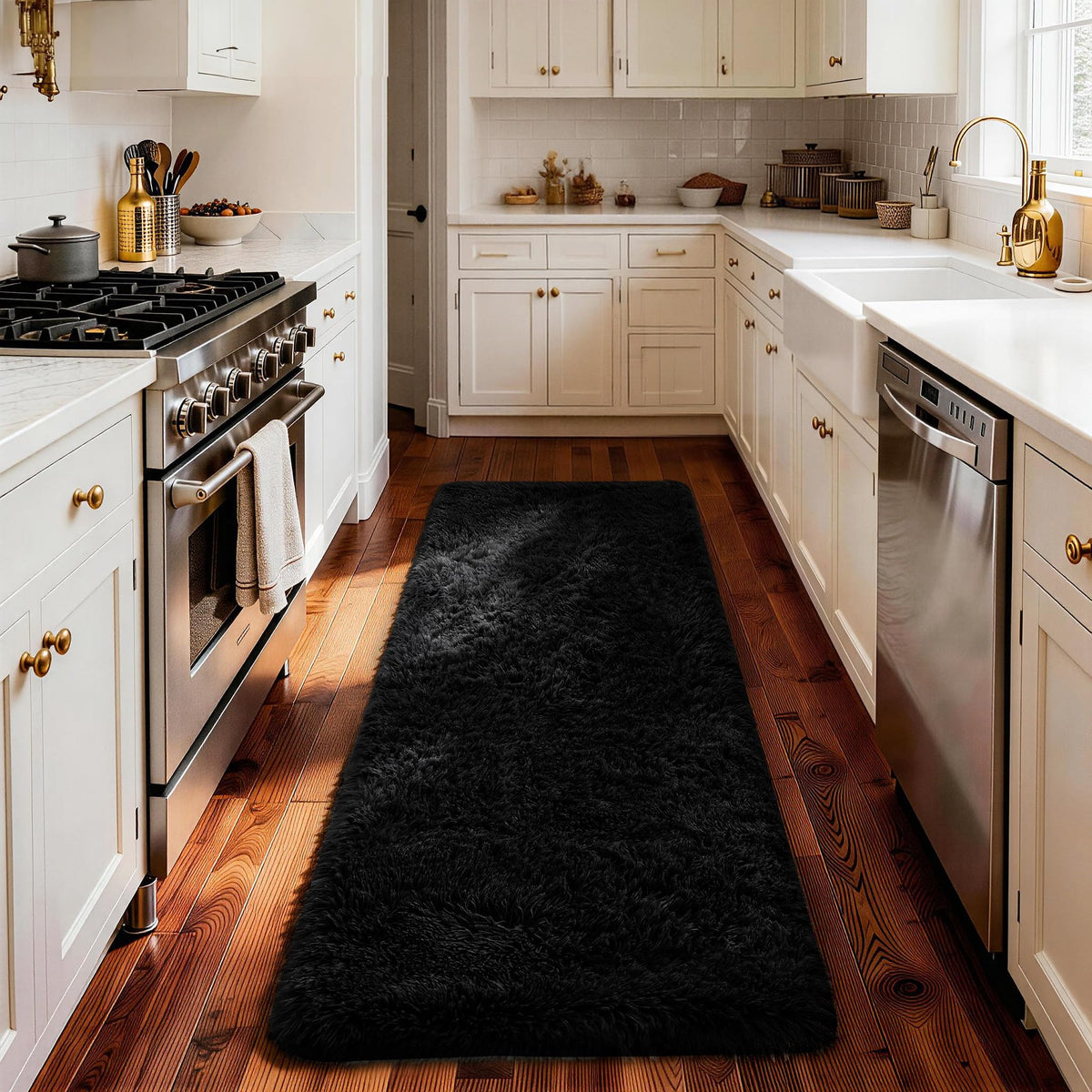 Ophanie Runner Rug hygge-inspired layered look for warm interiors