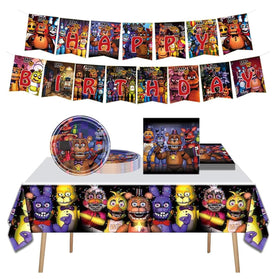 Optiacan 5 Nights Freddy banner boosts party theme and excitement.