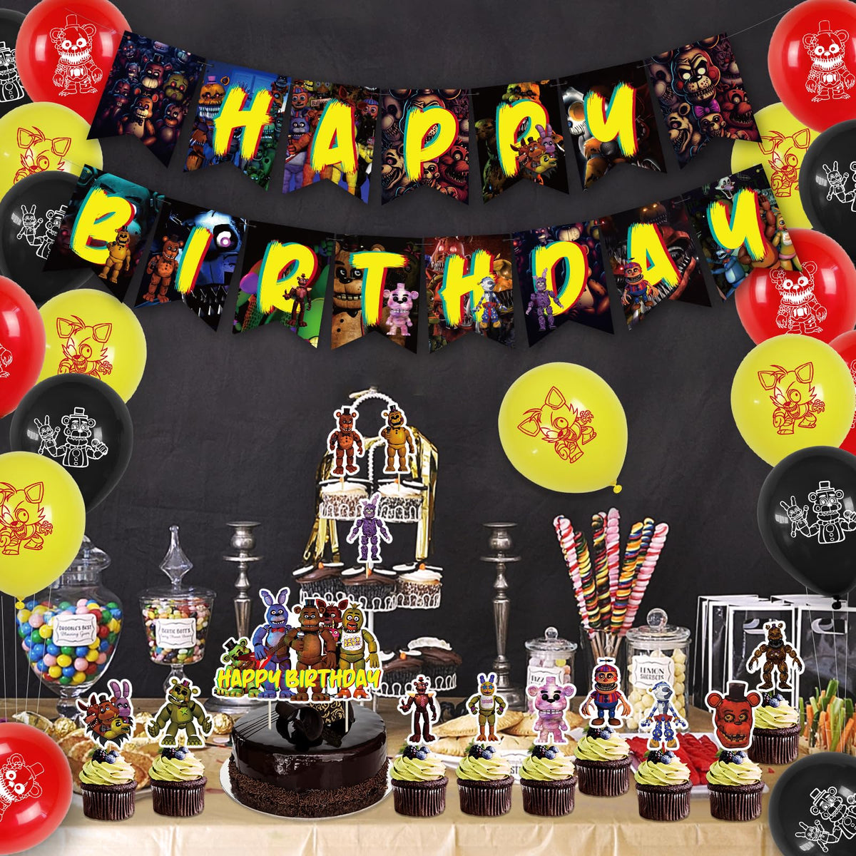 Optiacan balloon garland idea highlights a versatile party decoration option.