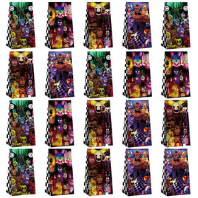 Optiacan Freddy's goodie bags pack-20 with vibrant party designs for favors.