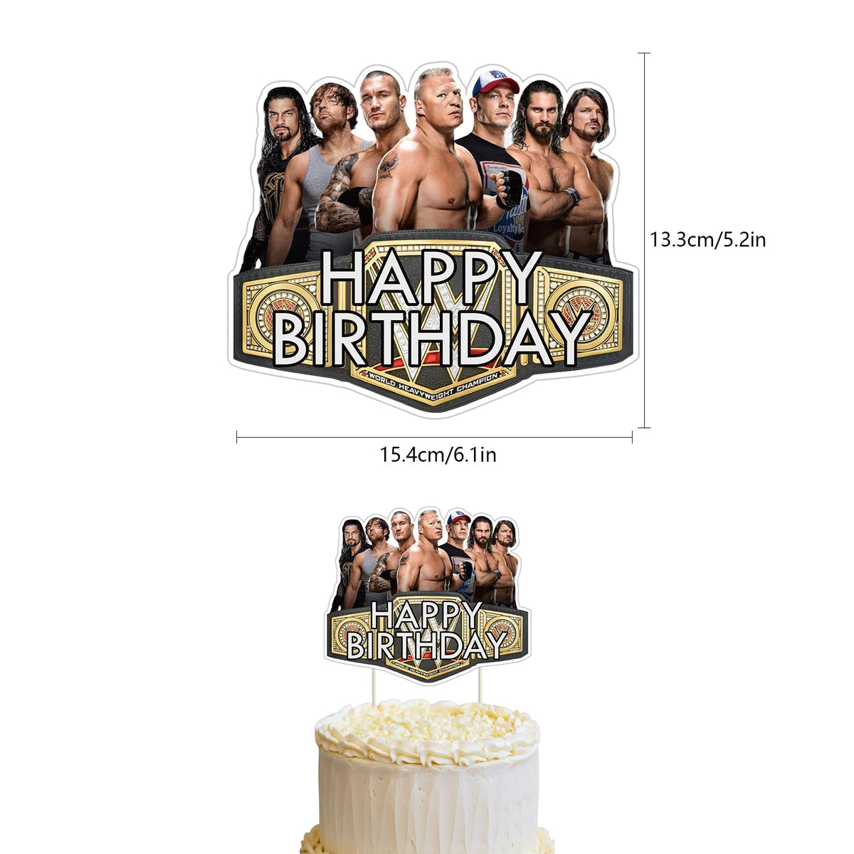 Optiacan wrestling balloons add festive atmosphere and easy decor.