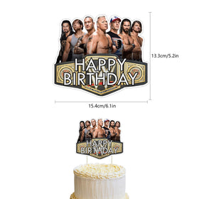 Optiacan wrestling balloons add festive atmosphere and easy decor.