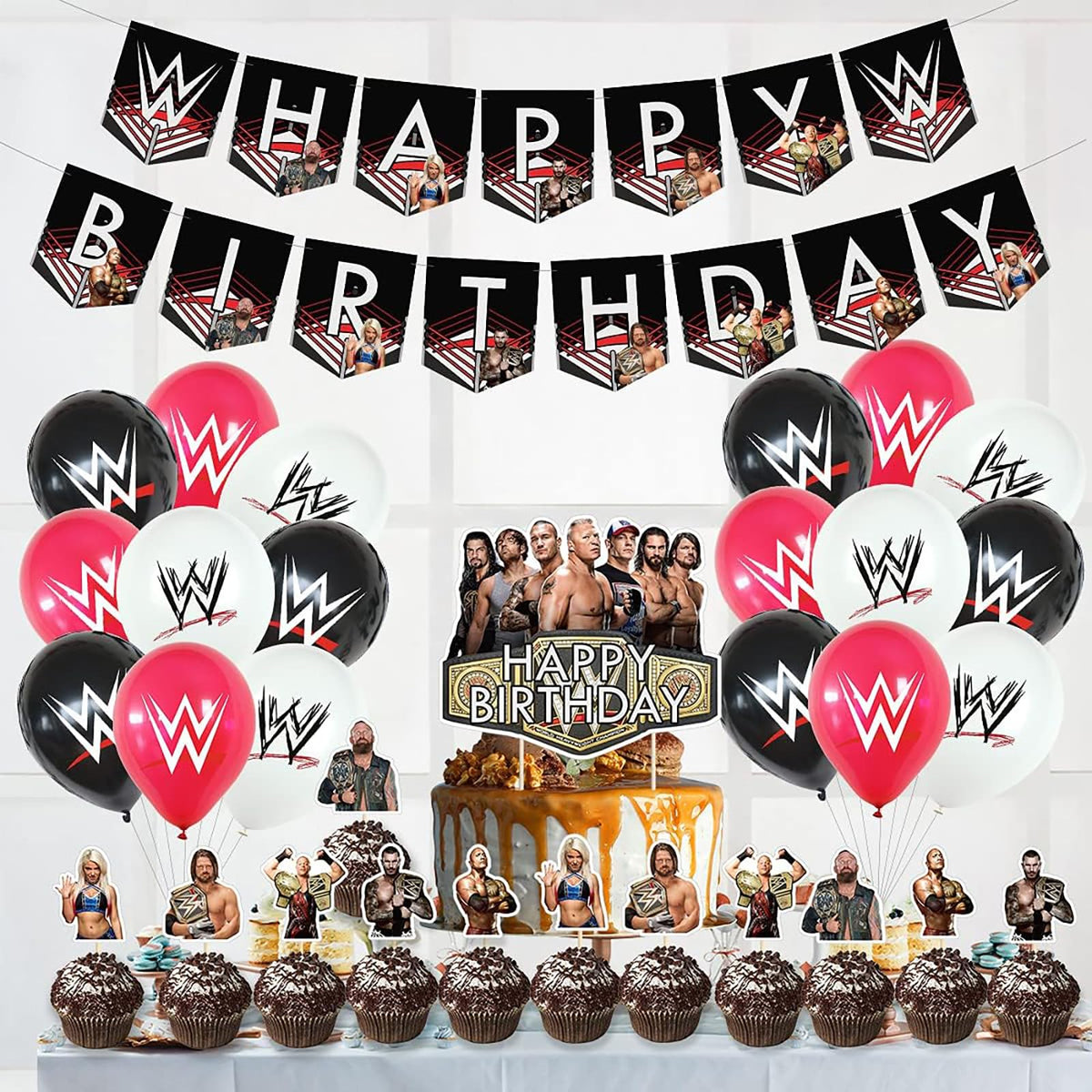 Optiacan cupcake toppers bring themed detail to treats and party vibes.