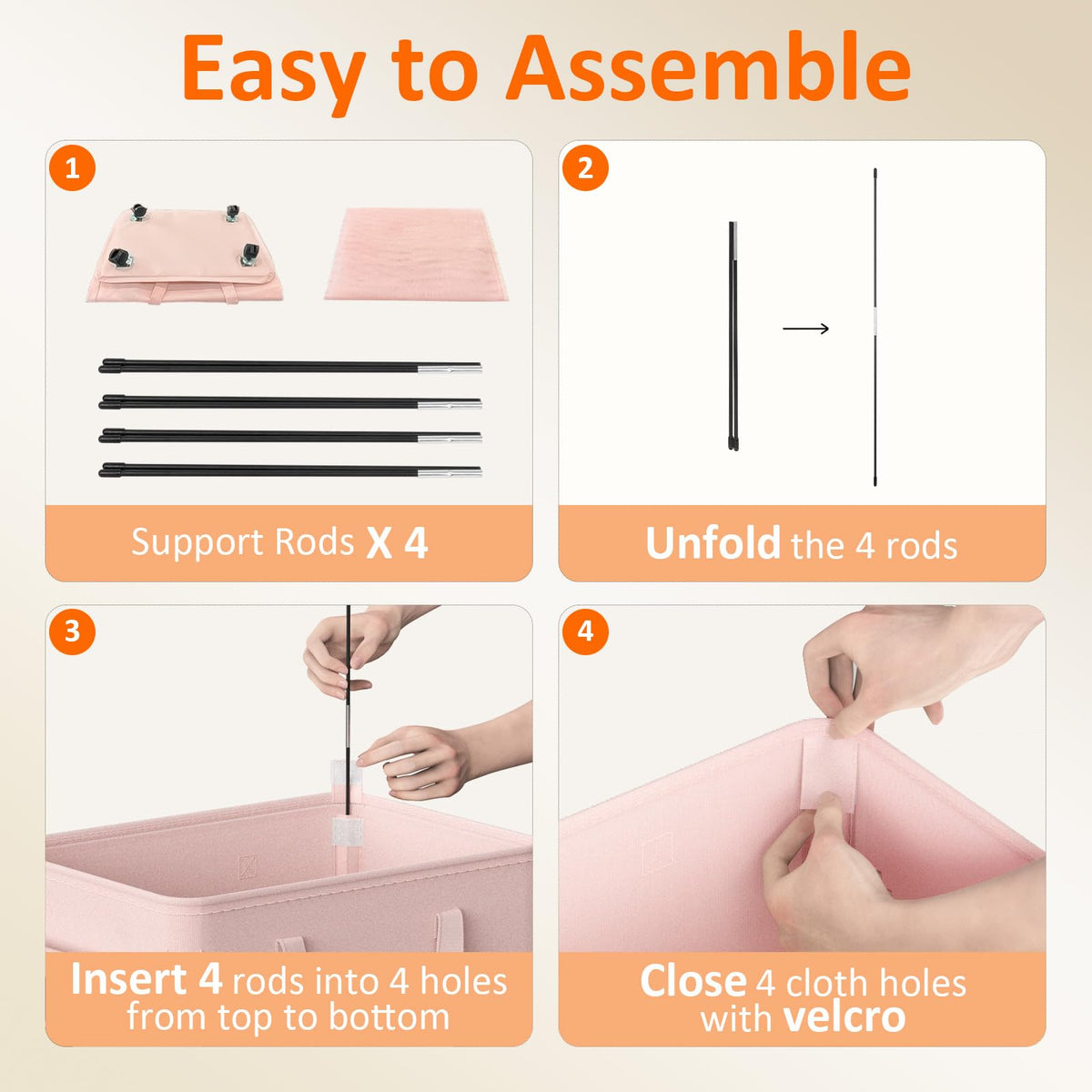 Optish dorm and bedroom essential for organized laundry