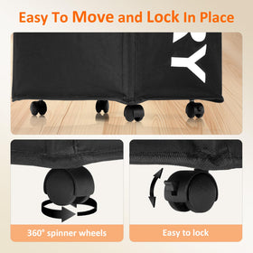 Optish detachable mesh bag included to separate wet and dry laundry.