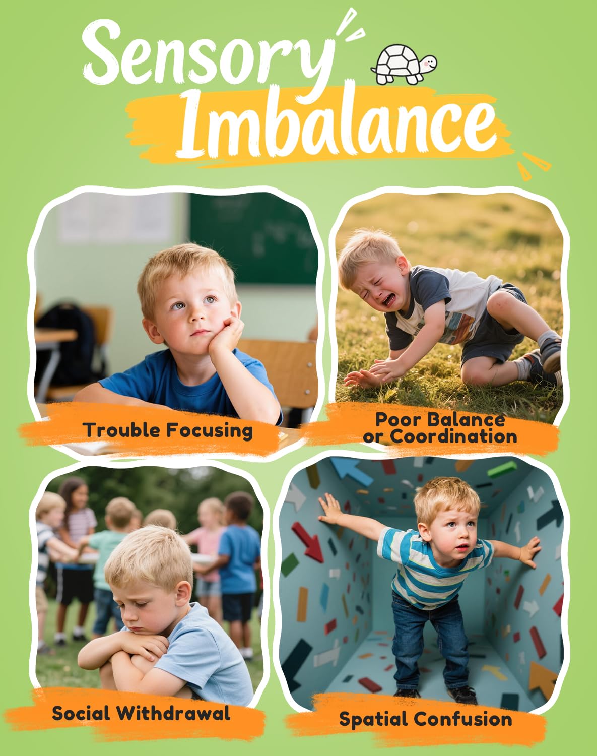 Oranmew Turtle green sensory toy supports focus and calm movement.