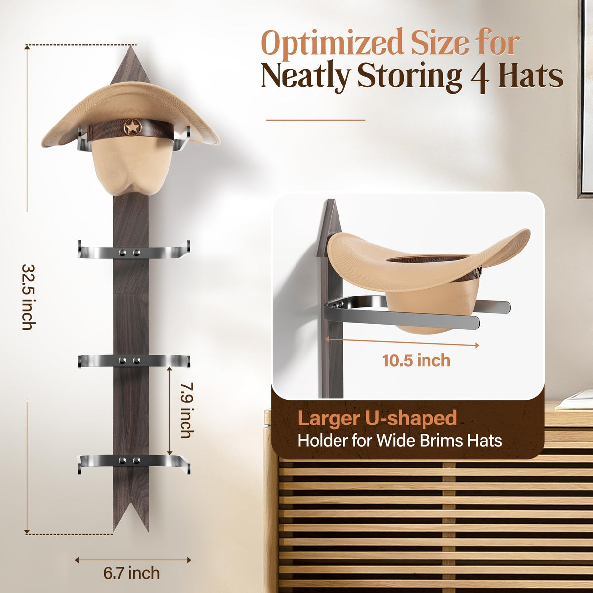 Orapoke arrow sign board highlighting rustic theme and guiding hat arrangement