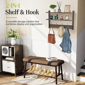 Orapoke coat hooks wall mount with practical hanging spots