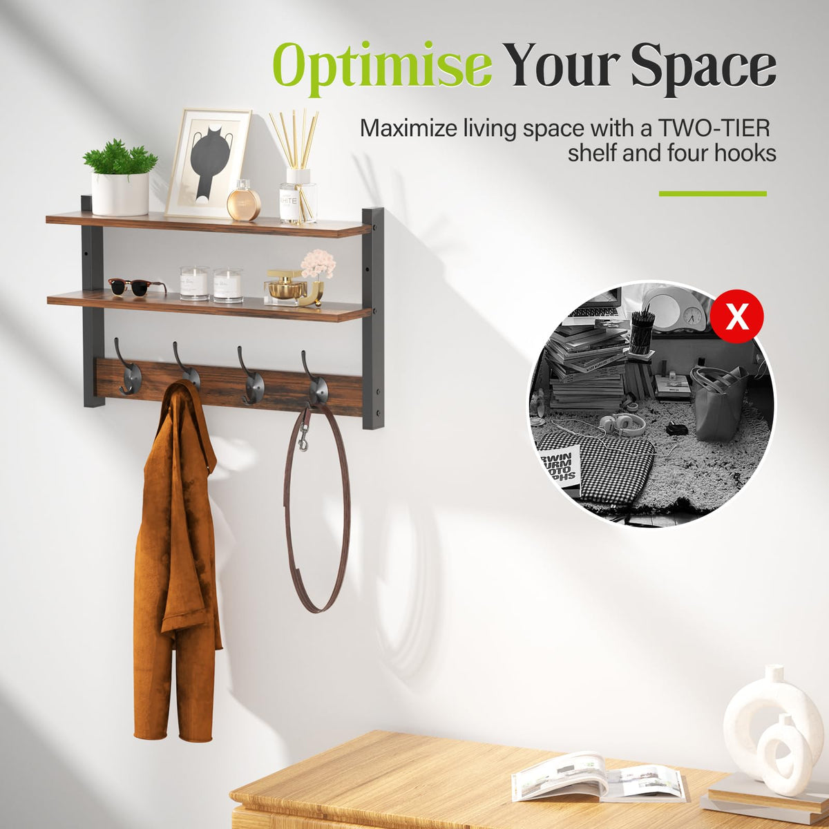 Orapoke installation tools included for quick mounting on walls
