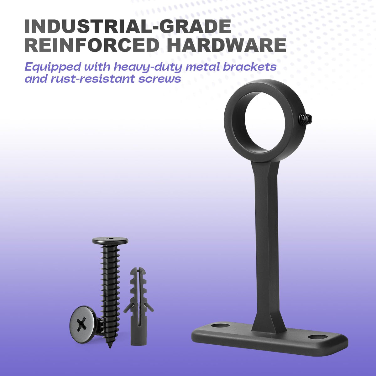 OrbitOasis indoor outdoor curtain rod suitable for varied spaces and weather conditions.