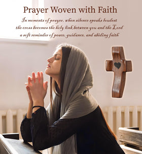OrbitShell cross heart detail emphasizes craftsmanship and faith symbol.