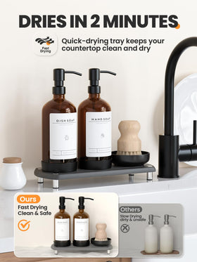 ORCHID HOME stainless steel pump providing smooth, durable dispensing