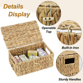 Ordelite woven basket closeup showing natural material and sturdy frame texture.
