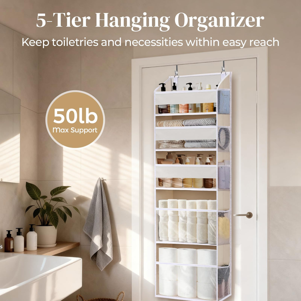 Ordovibe universal door-fit design installs easily without tools or drilling.