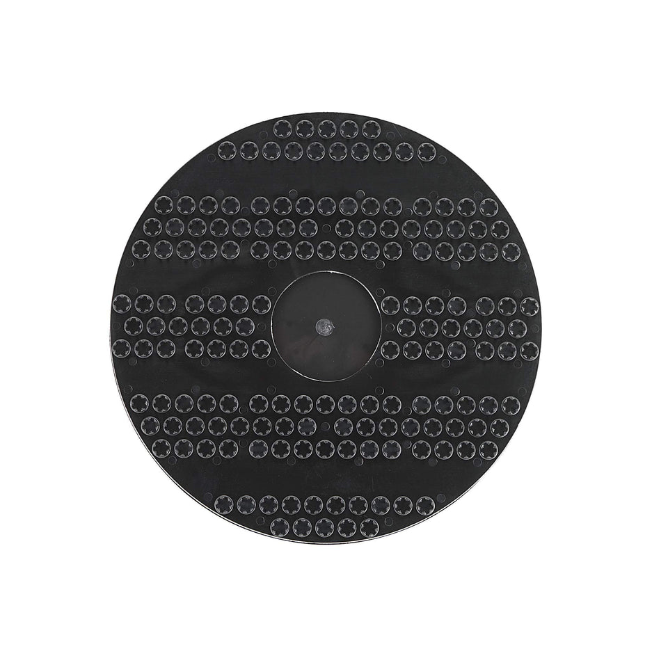 Oreck Drive Pad Holder for 12-inch Orbiter keeps pads secure for efficient cleaning.