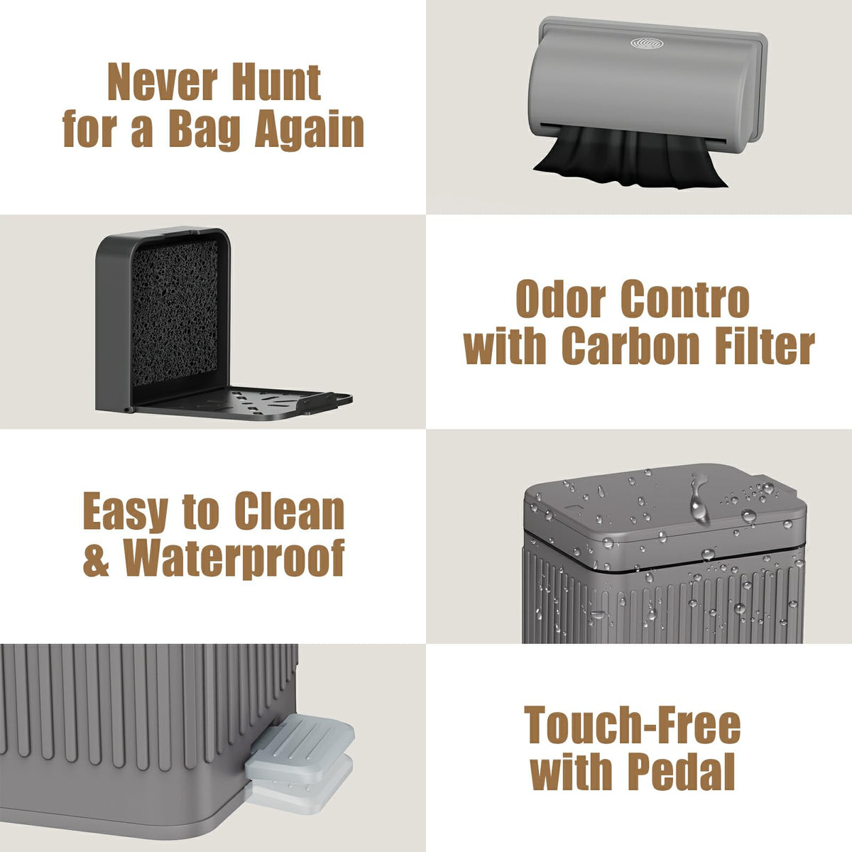 Organizelink internal bag holder keeps bags secure and mess-free